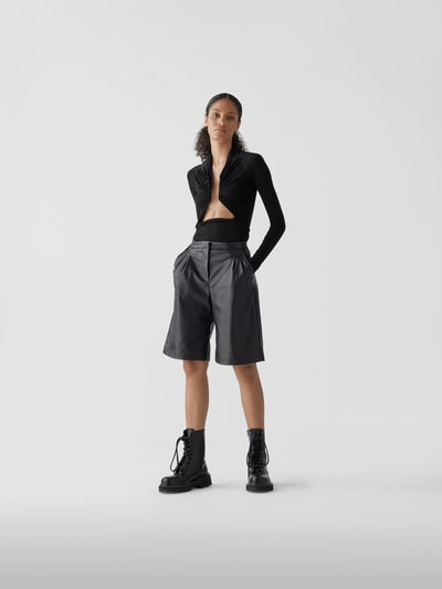 Rick Owens Longsleeve mit Cut Out Schwarz 1