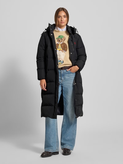 Polo Ralph Lauren Steppmantel mit Kapuze Black 1