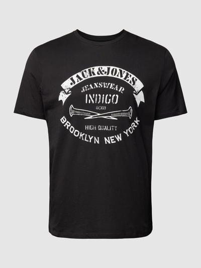 Jack & Jones Plus PLUS SIZE T-Shirt mit Label-Print Black 2