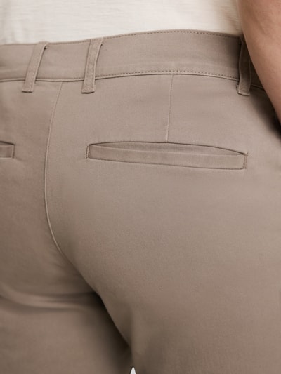 Tom Tailor Slim Fit Chino aus Baumwoll-Mix Modell 'TRAVIS' Taupe 3