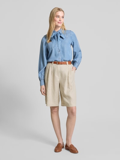 Christian Berg Woman Bermudas mit französischen Eingrifftaschen Beige 1