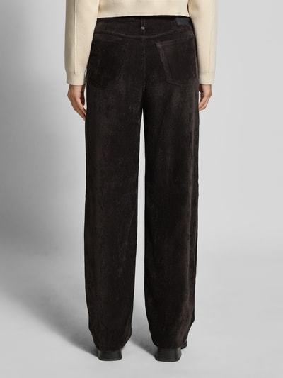 Drykorn Spodnie sztruksowe z wpuszczanymi kieszeniami model ‘MEDLEY’ Czekoladowy 5