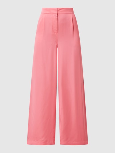 Esprit Collection Bundfaltenhose aus Viskose  Pink 2