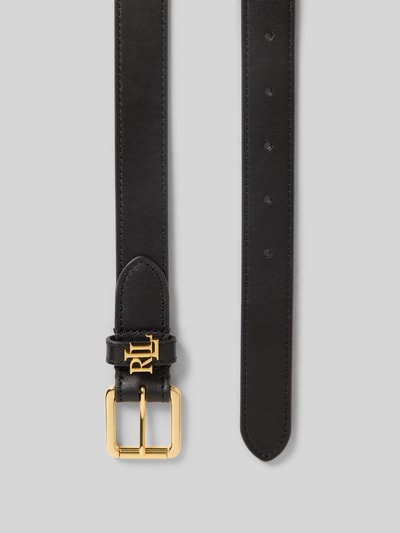 Lauren Ralph Lauren Gürtel aus Rindsleder mit Label-Applikation Black 3