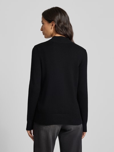 Christian Berg Woman Sweter z dzianiny ze stójką Czarny 5