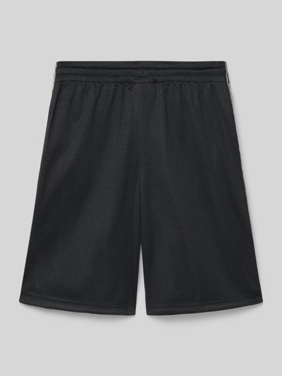 Champion straight fit short van mesh met logodetail Zwart - 3