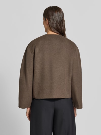 Jake*s Collection Regular Fit Blouson aus Woll-Mix Schoko 5