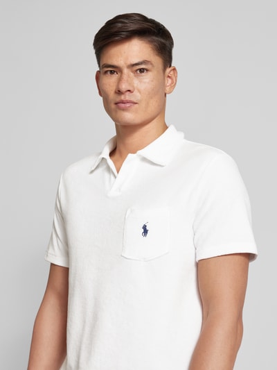 Polo Ralph Lauren Regular fit poloshirt met opgestikte borstzak Wit - 3