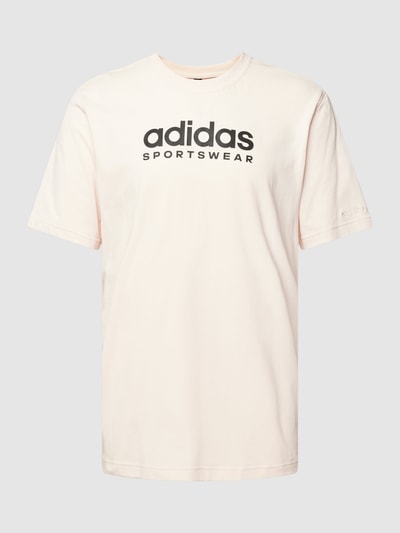 ADIDAS SPORTSWEAR T-Shirt mit Label-Print Beige 2