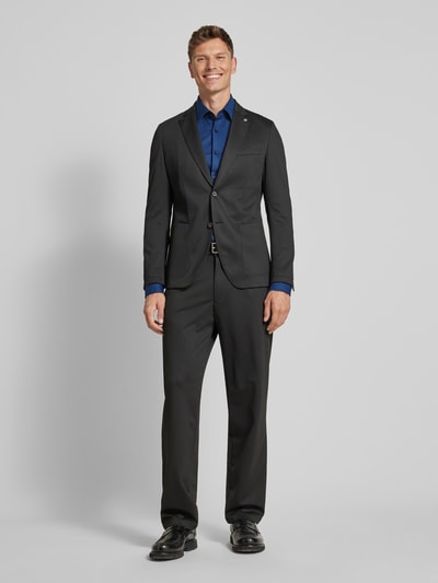 BOSS Slim Fit Business-Hemd mit extra langem Arm Modell 'Hank' Marine 1