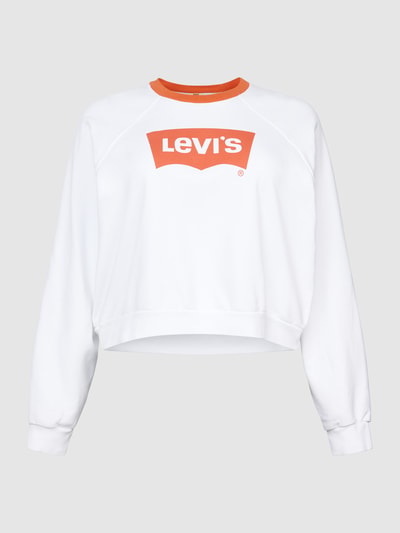 Levi’s® Plus PLUS SIZE sweatshirt met labelprint, model 'VINTAGE' Wit - 2