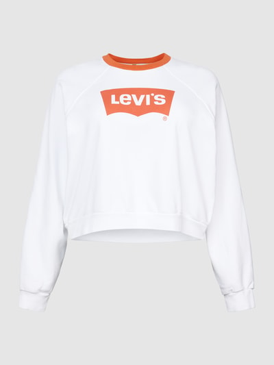 Levi's Plus PLUS SIZE sweatshirt met labelprint, model 'VINTAGE' Wit - 2