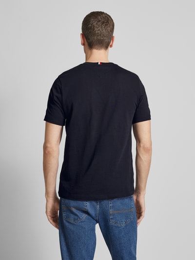 Tommy Hilfiger T-shirt z nadrukiem z logo Granatowy 5