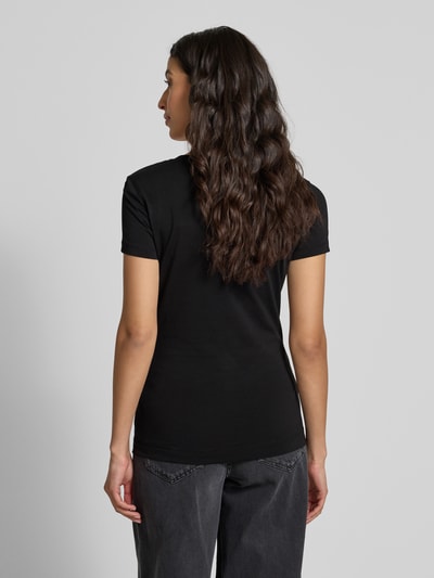 Guess T-Shirt mit Rundhalsausschnitt BLACK 5