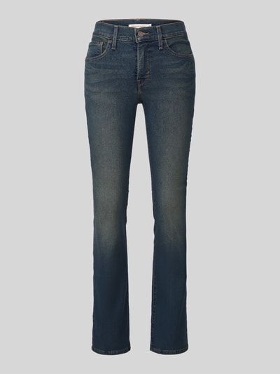 Levi's® 300 Straight Fit Jeans aus Baumwoll-Mix Modell '315®' Dunkelblau 2