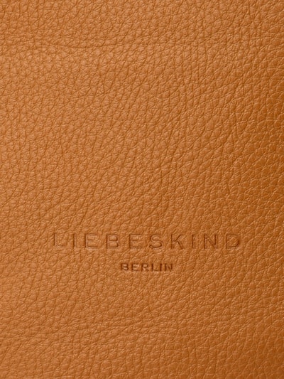 LIEBESKIND BERLIN Tote Bag aus genarbtem Leder Cognac 3