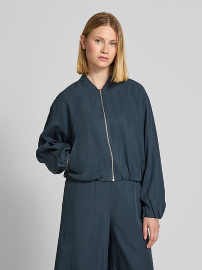 Marc O'Polo Regular Fit Blouson aus Lyocell-Leinen-Mix Marine 4