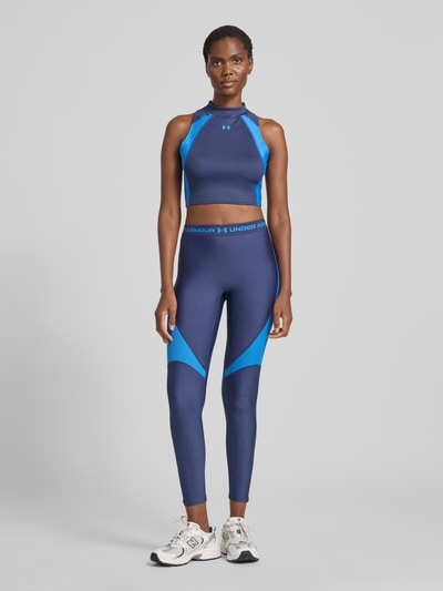 Under Armour Cropped Tanktop mit Logo-Detail Dunkelblau 1