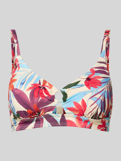 Productfoto, Bralette-Bikini-Oberteil met voorgevormde cups model 'Imani' van LASCANA, materiaalmix met stretch, verstelbare spaghettibandjes, haakjessluiting, dames