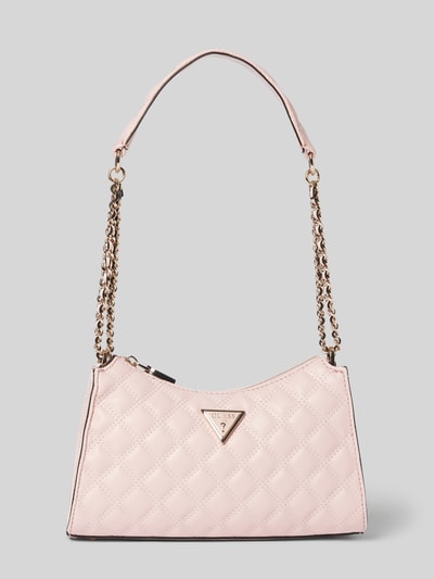 Guess Umhängetasche mit Steppnähten Modell 'GIULLY' Pink 2