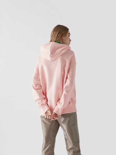 MSGM Oversized Hoodie mit Statement-Stitching Hellrosa 5