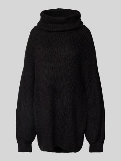 LeGer by Lena Gercke Oversized Strickpullover mit Rollkragen Modell 'Juna' Black 1