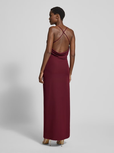 Laona Abendkleid mit Herz-Ausschnitt Dunkelrot 5