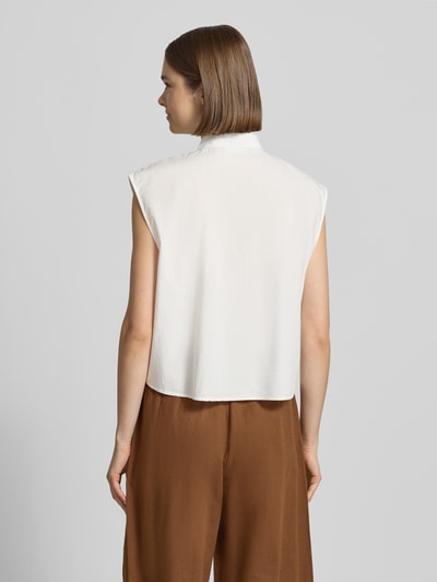 Marc O'Polo DENIM Relaxed Fit Bluse aus reiner Baumwolle Offwhite 5