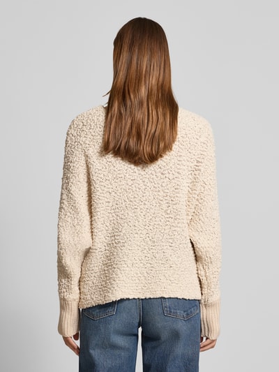 Apricot Sweter z dzianiny z okrągłym dekoltem Złamany biały 5