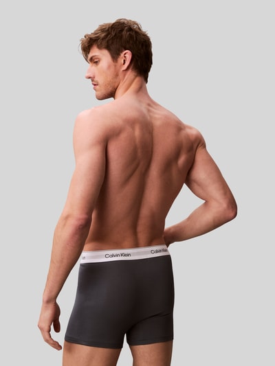 Calvin Klein Underwear regular fit trunks van katoenmix in set van 3 Marineblauw - 5