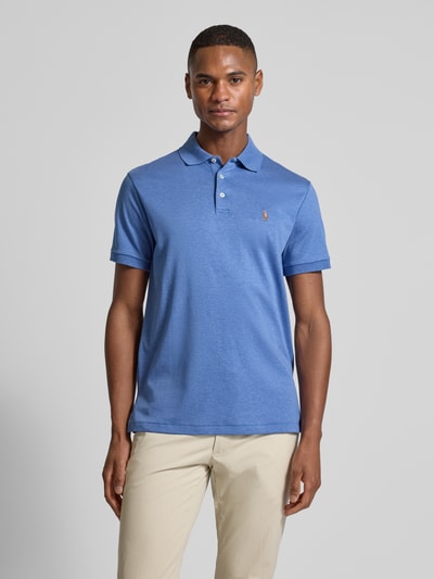 Polo Ralph Lauren Poloshirt mit Label-Stitching Royal 4