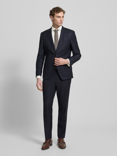 Jake*s Regular Fit Businesshemd aus Twill Ecru 1