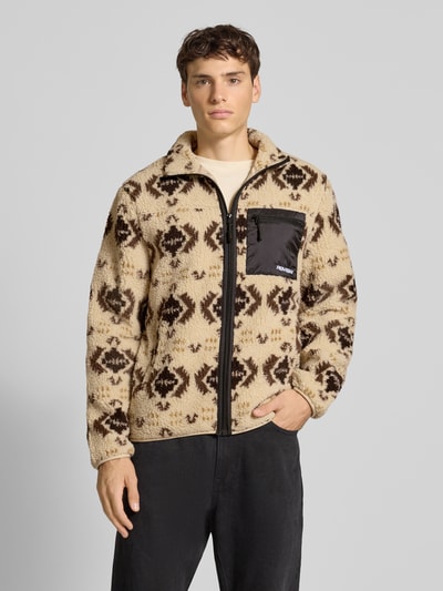 REVIEW Sweatjack met opstaande kraag Offwhite - 4