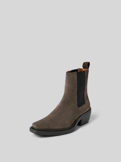 Copenhagen Chelsea Boots mit elastischen Einsätzen Mittelbraun 2