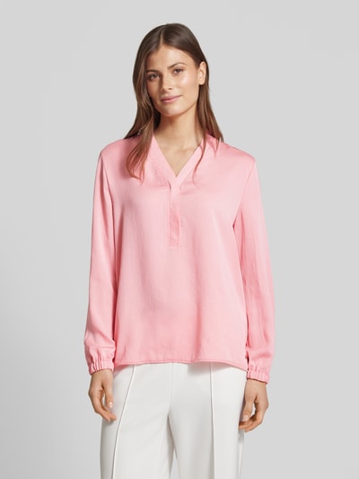 Marc Cain Blusenshirt mit V-Ausschnitt Pink 4