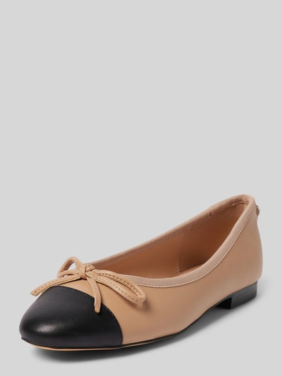 Steve Madden Ballerina's met sierstrik, model 'ELLISON' Beige - 1