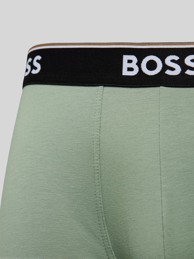 BOSS Trunks mit Label-Bund Modell 'Power' im 3er-Pack Marine 2