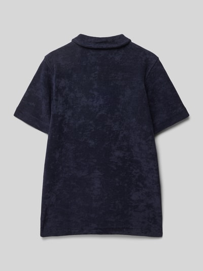 Jack & Jones Regular fit poloshirt met korte knoopsluiting Marineblauw - 3