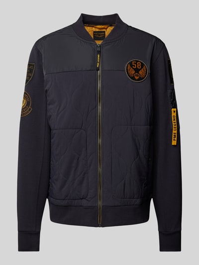 PME Legend Steppjacke mit Badges Marine 2