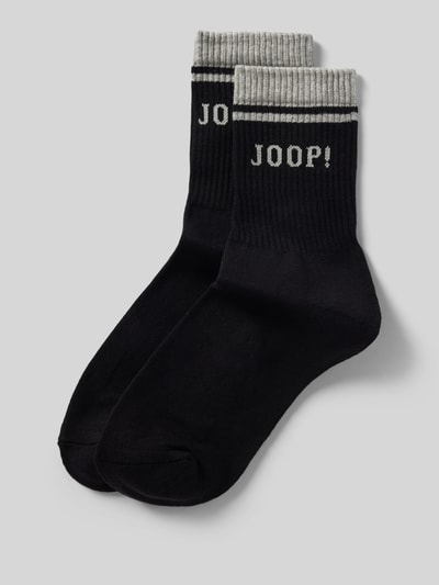 JOOP! Collection Socken im 2er-Pack mit Label-Stitching Black 1