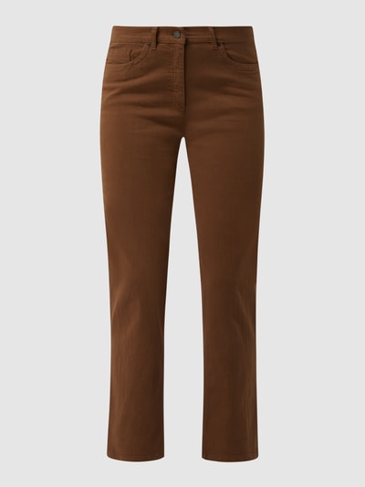 Zerres Straight fit jeans met stretch, model 'Greta'  Camel - 2