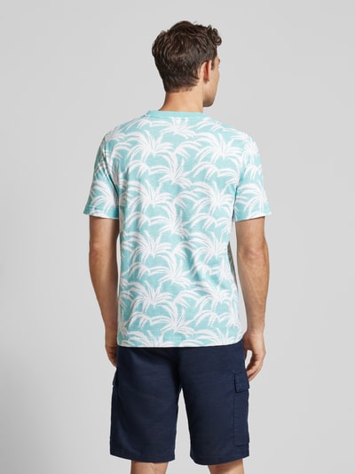 Tom Tailor T-shirt met all-over motief Lagune - 5