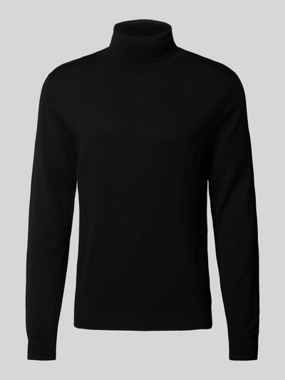 Fynch-Hatton Rollkragenpullover mit Rollkragenpullover Black 2