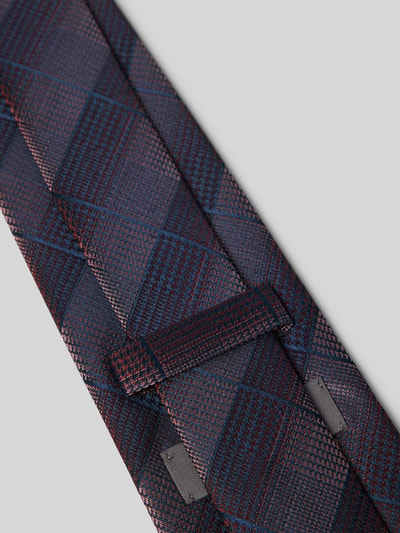 MONTI Krawatte aus Seide im Allover-Look (7,5 cm) Bordeaux 3