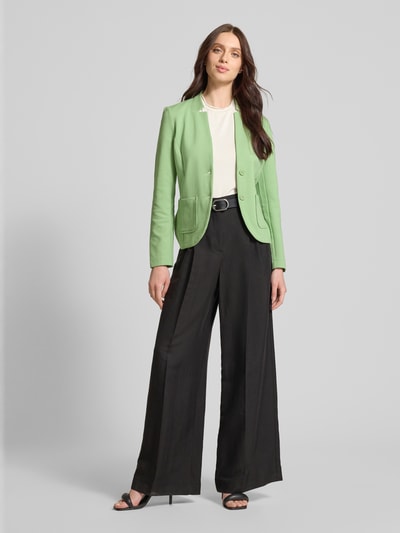 Tom Tailor Slim Fit Blazer mit Ottoman Struktur Hellgruen 1