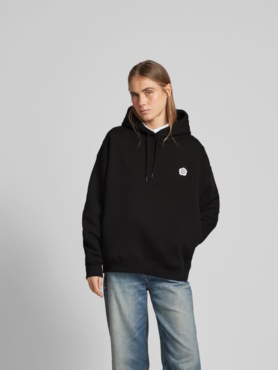 Kenzo Oversized Hoodie aus reiner Baumwolle Black 4