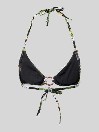 Banana Moon Bikinitop met halter, model 'MINEW' Zwart - 3