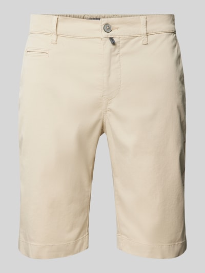 Pierre Cardin Bermudas in unifarbenem Design Sand 2