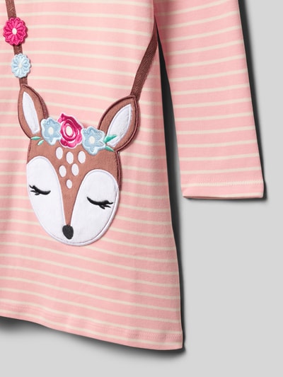 Happy Girls Midi-jurk met ronde hals Lichtroze - 2