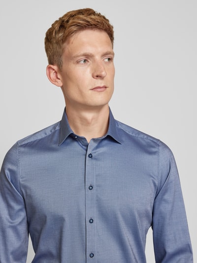 OLYMP Level Five Slim fit zakelijk overhemd met knoopsluiting Marineblauw - 3